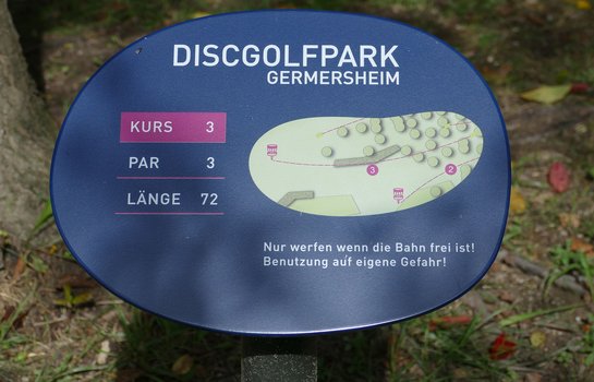 Discgolf am Germersheimer Baggersee